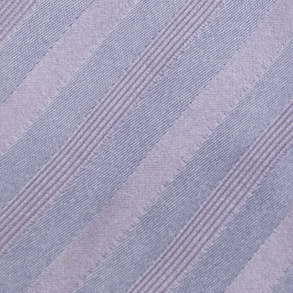 

Gucci Purple Striped Jacquard Silk Tie