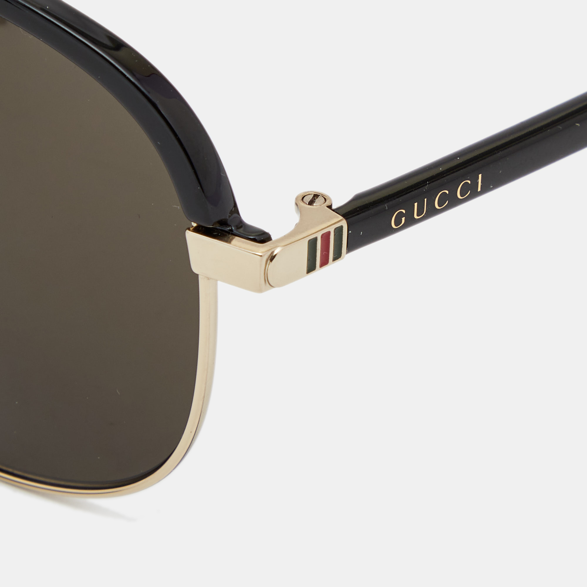 

Gucci Black/ Grey GG0292S Aviator Sunglasses
