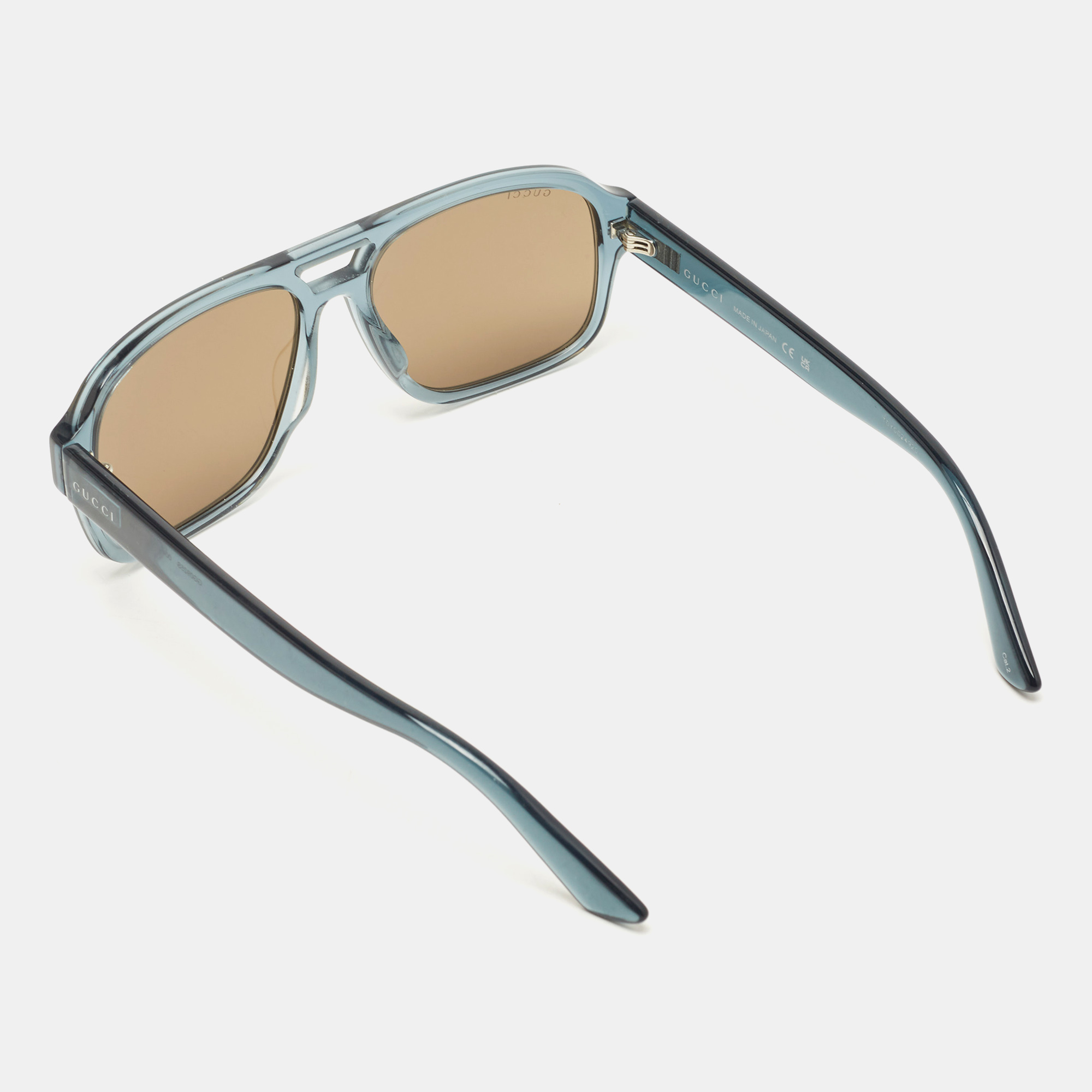 

Gucci Blue/Brown GG0925S Rectangle Sunglasses