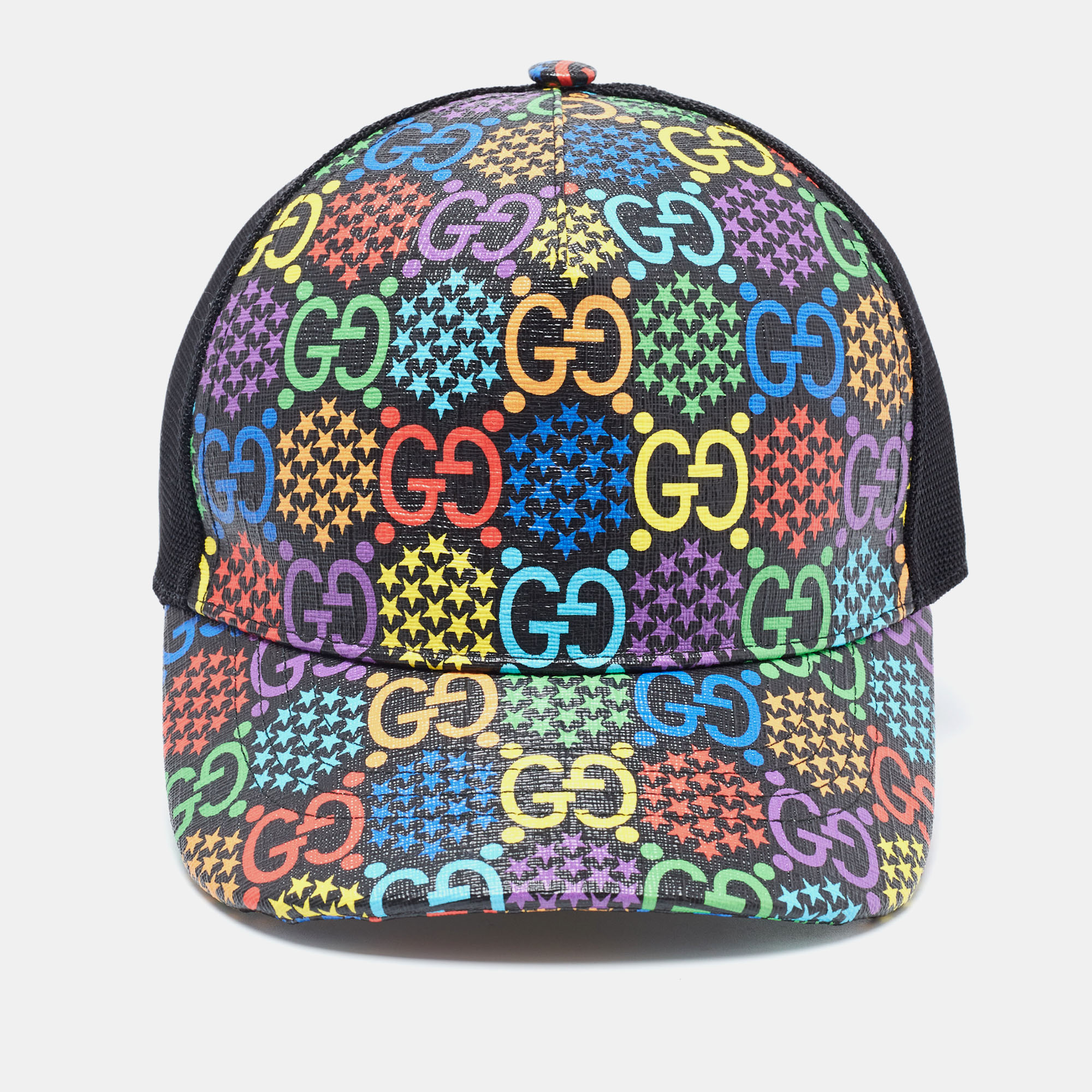 

Gucci Multicolor Psychedelic GG Canvas & Mesh Baseball Cap