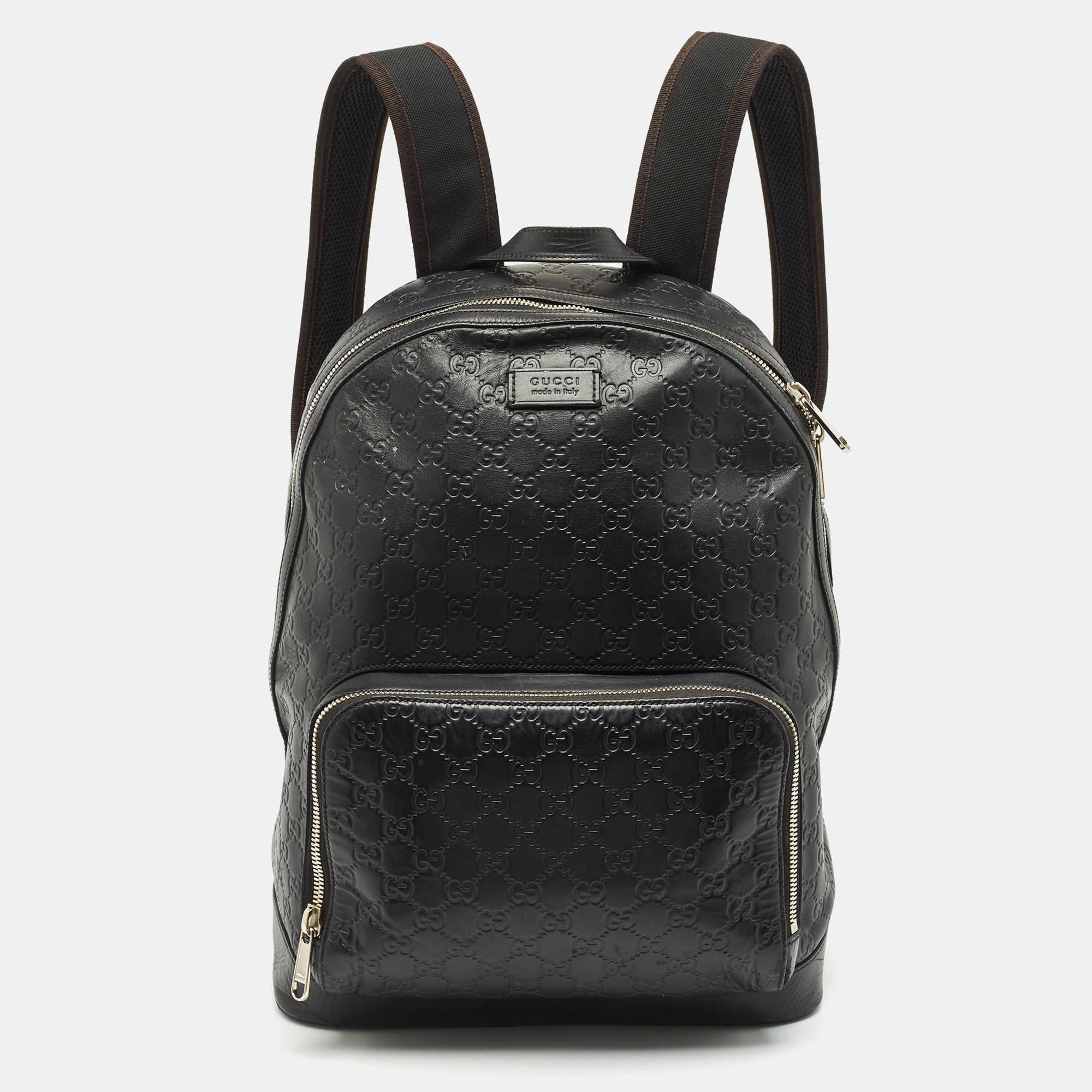 

Gucci Black Guccissima Leather Eden Backpack