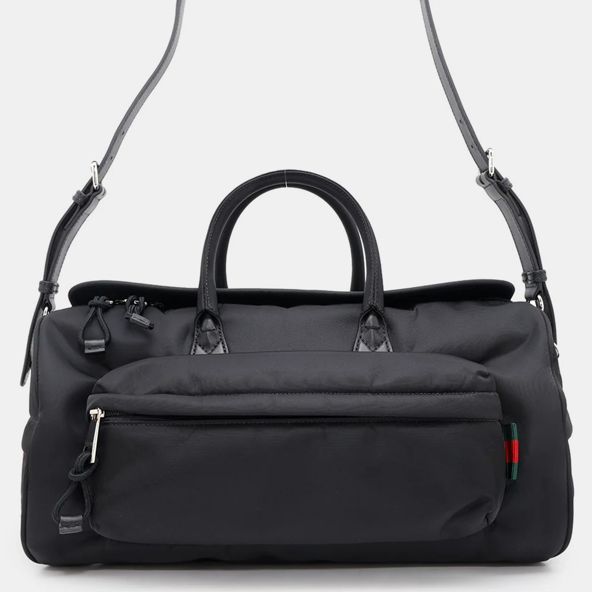 

Gucci Duffle Medium Black Nylon Bag