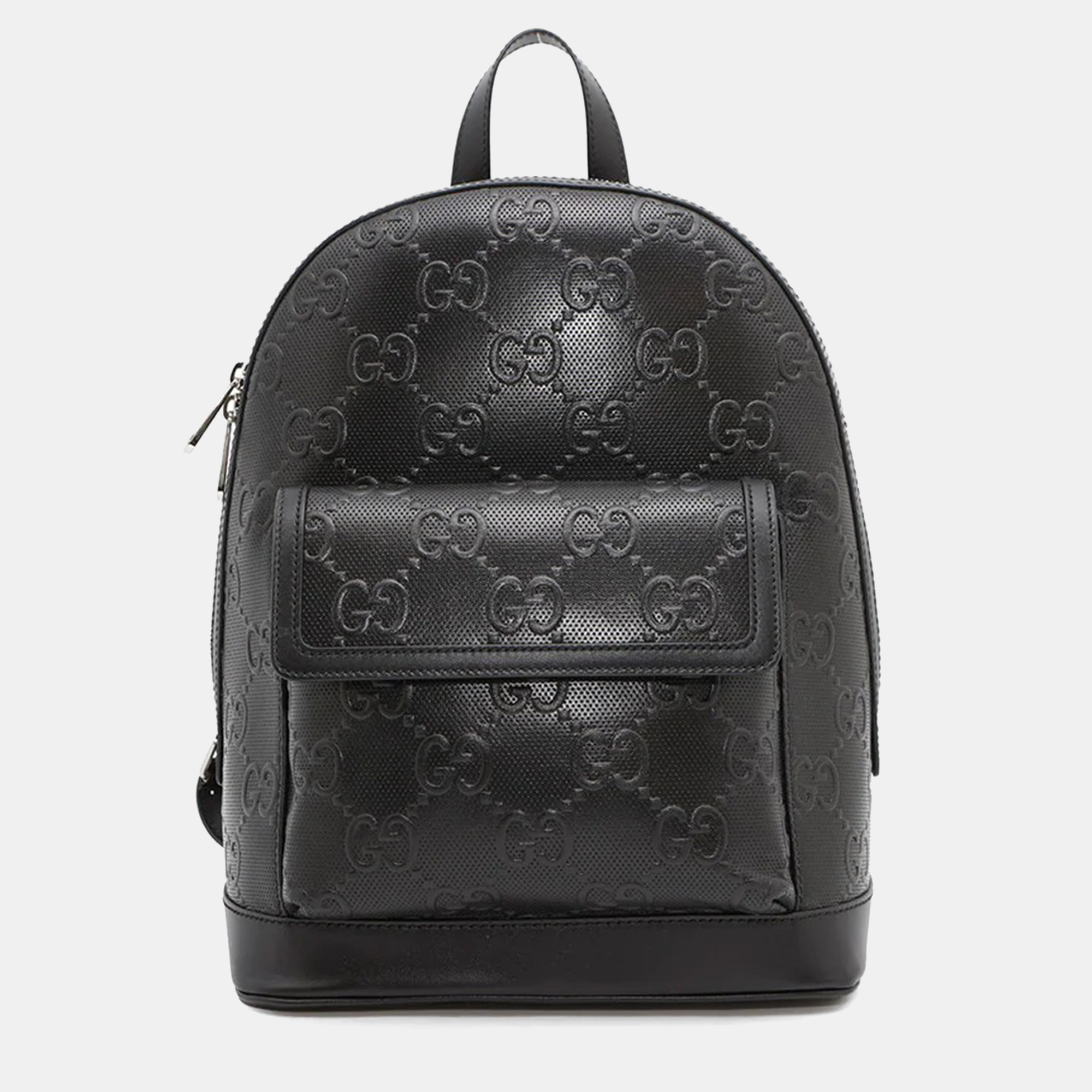 

Gucci GG Embossed Black Leather Backpack