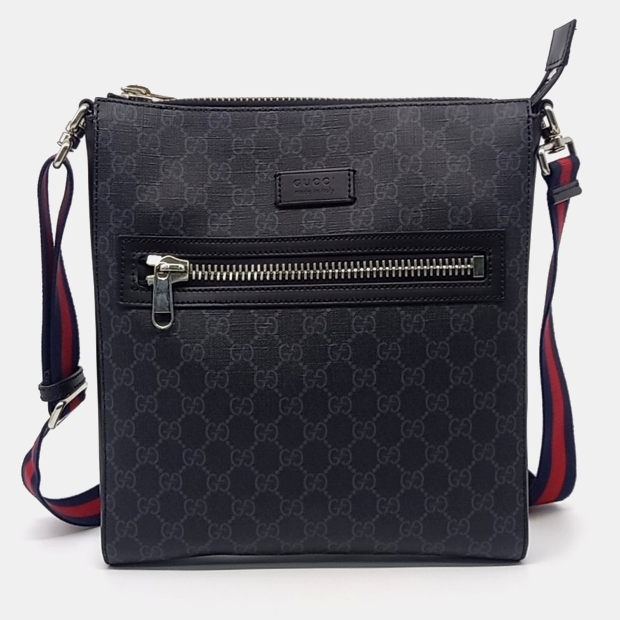 

Gucci Black Canvas PVC Crossbody Bag