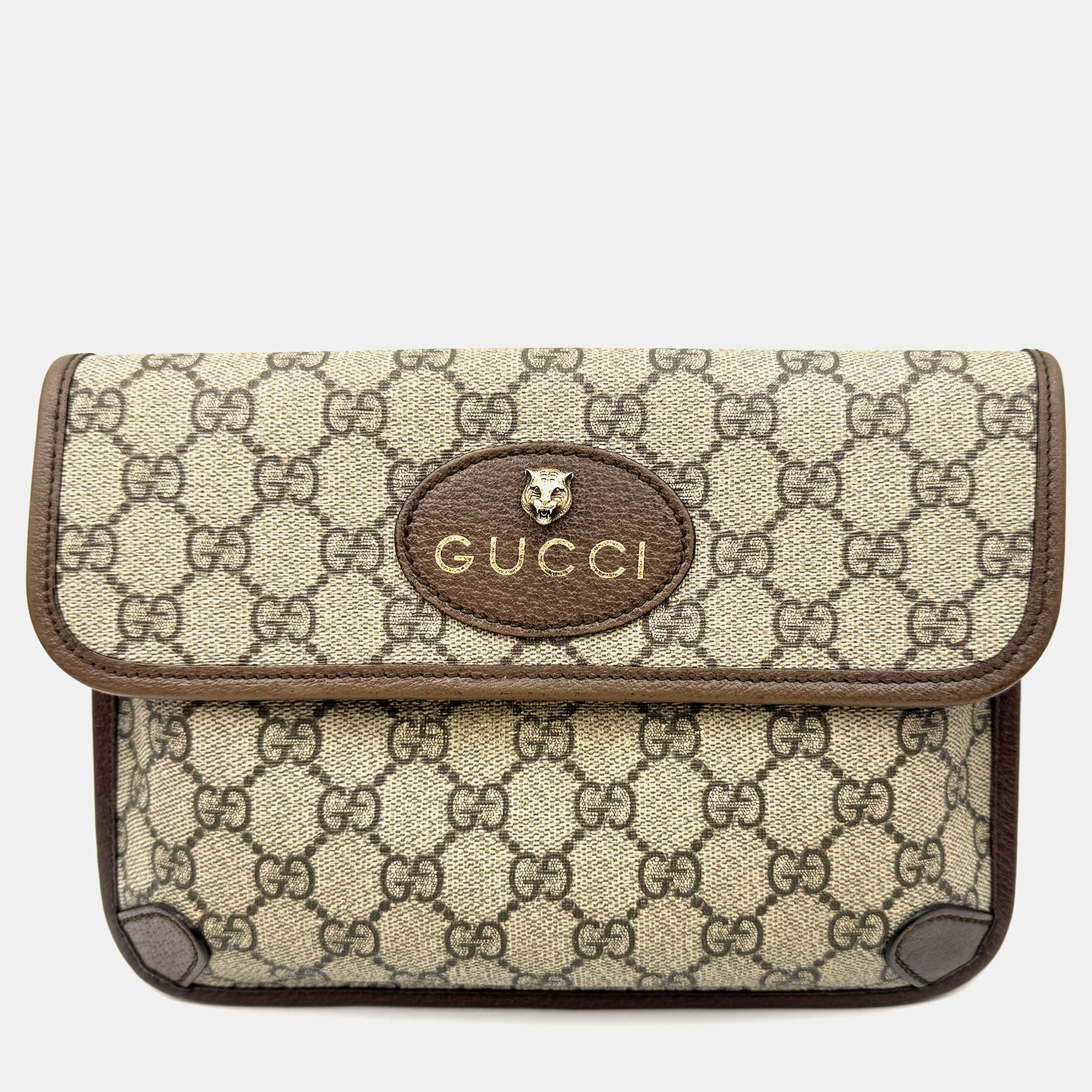

Gucci Neo Vintage GG Supreme Canvas Belt Bag, Beige