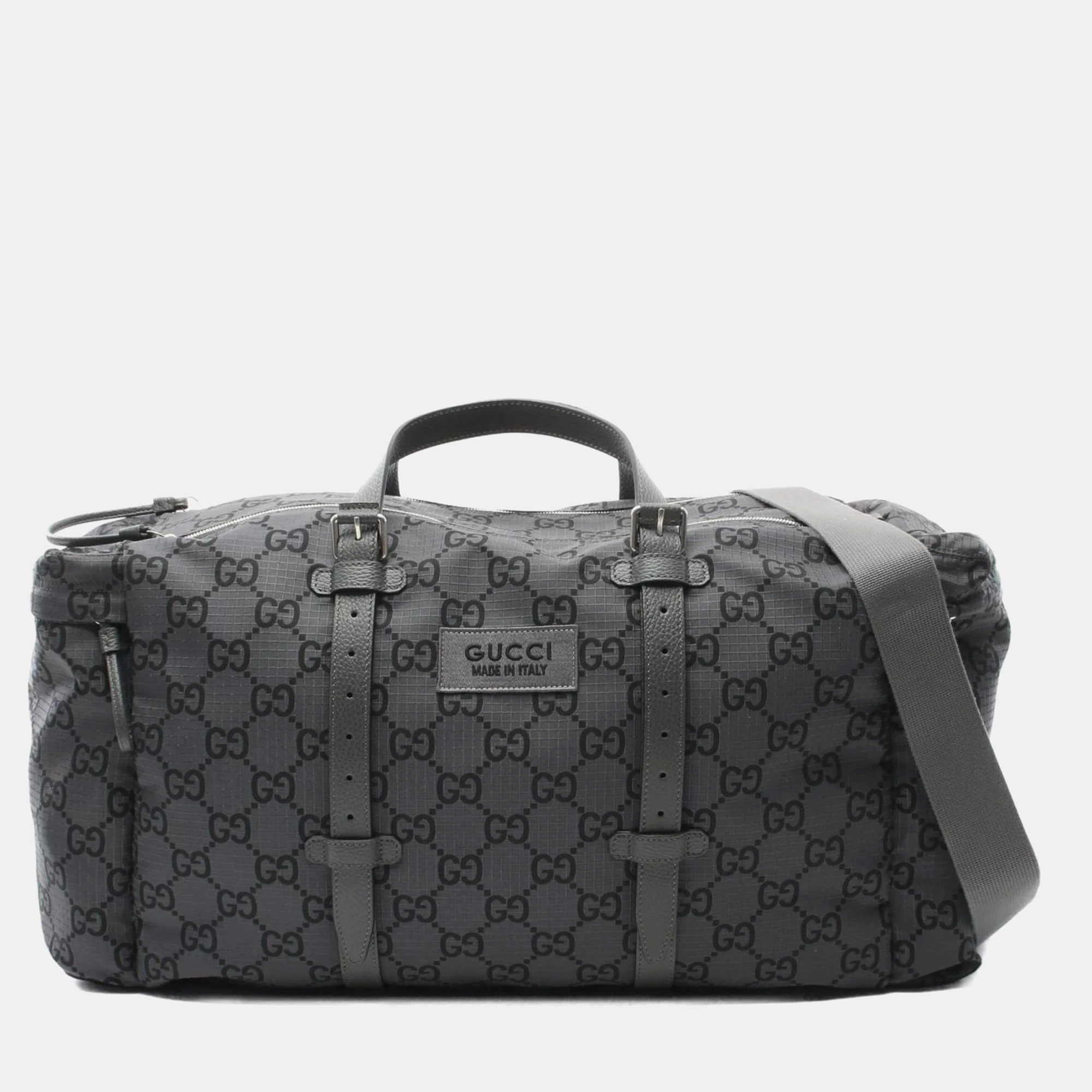 

Gucci GG Boston Bag Polyester Grey