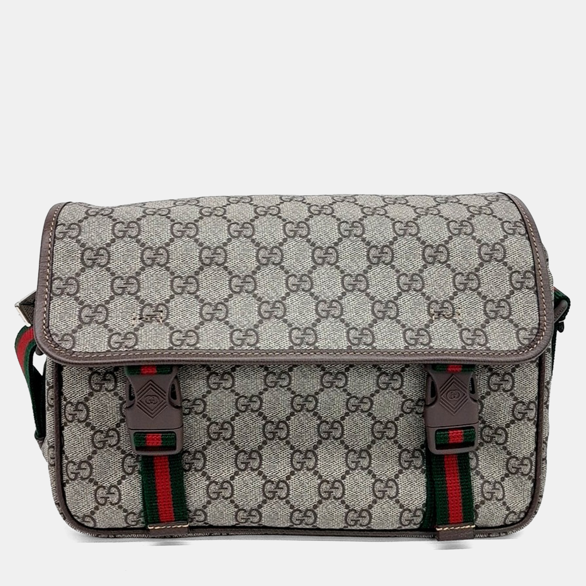 

Gucci Beige PVC GG Messenger Bag