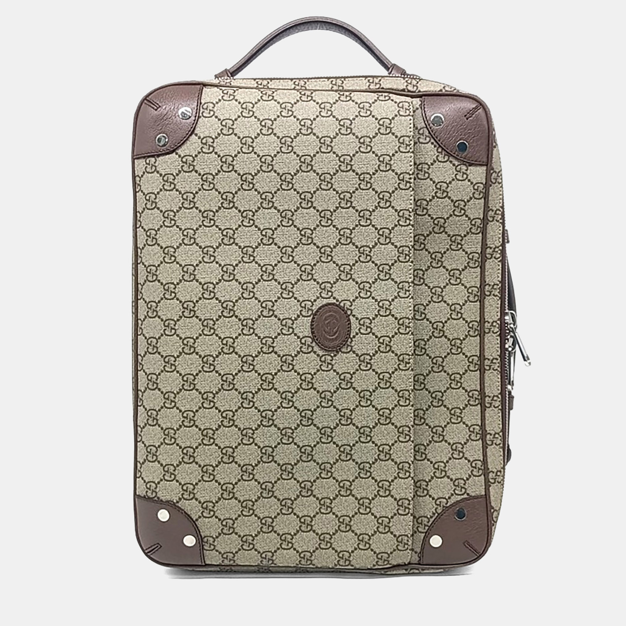 

Gucci GG Supreme Backpack/Briefcase (658543), Beige