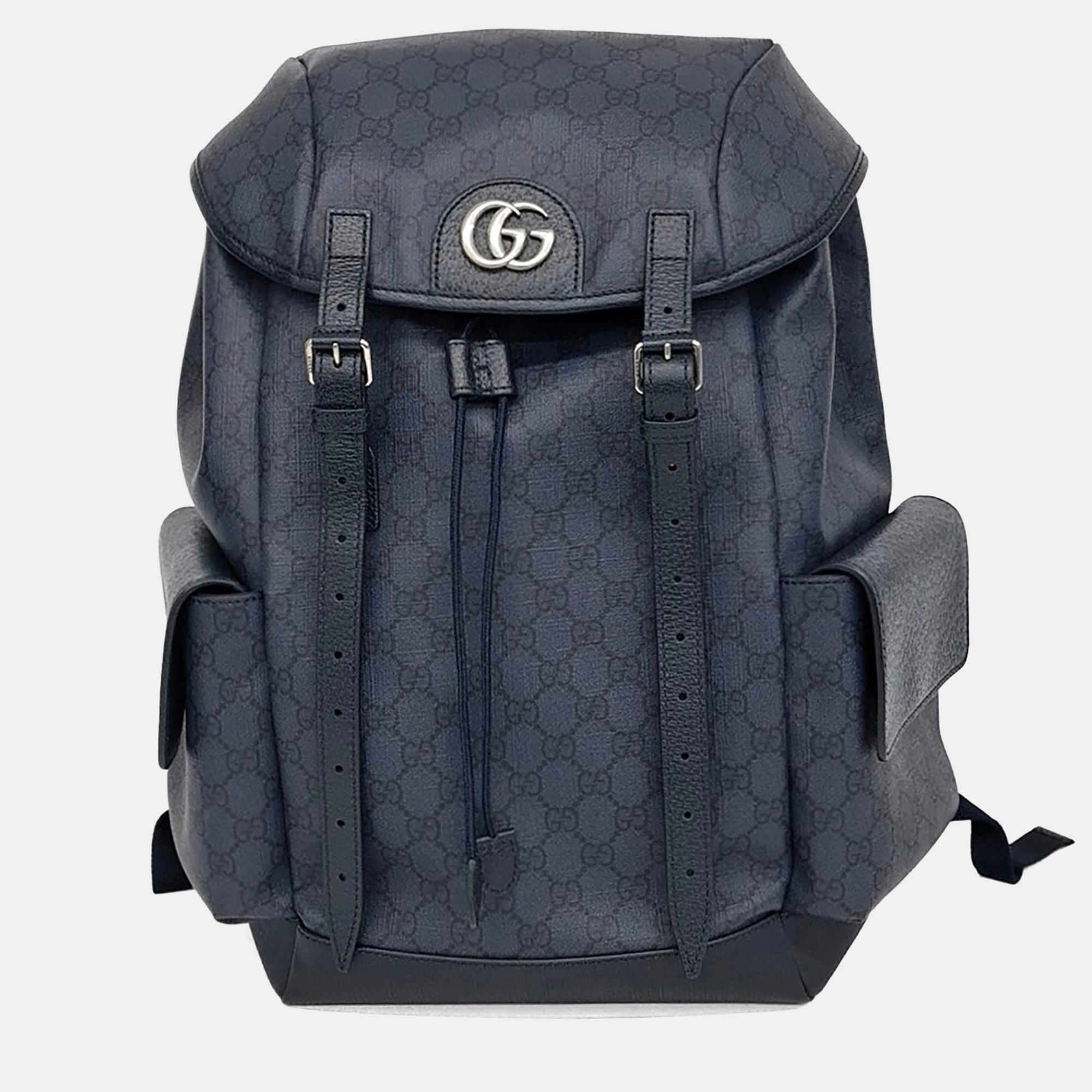 

Gucci Navy Blue PVC GG Ophidia Backpack Medium (598140)