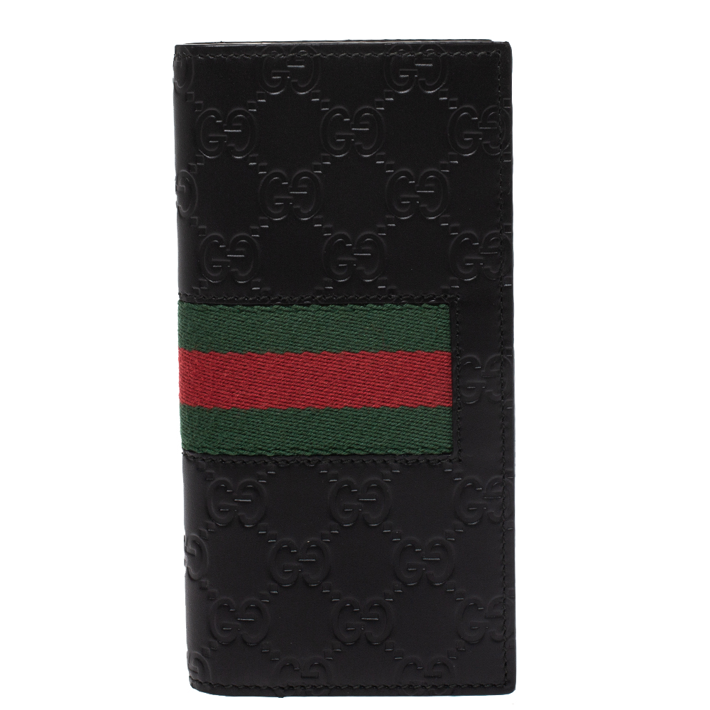 plain black gucci wallet