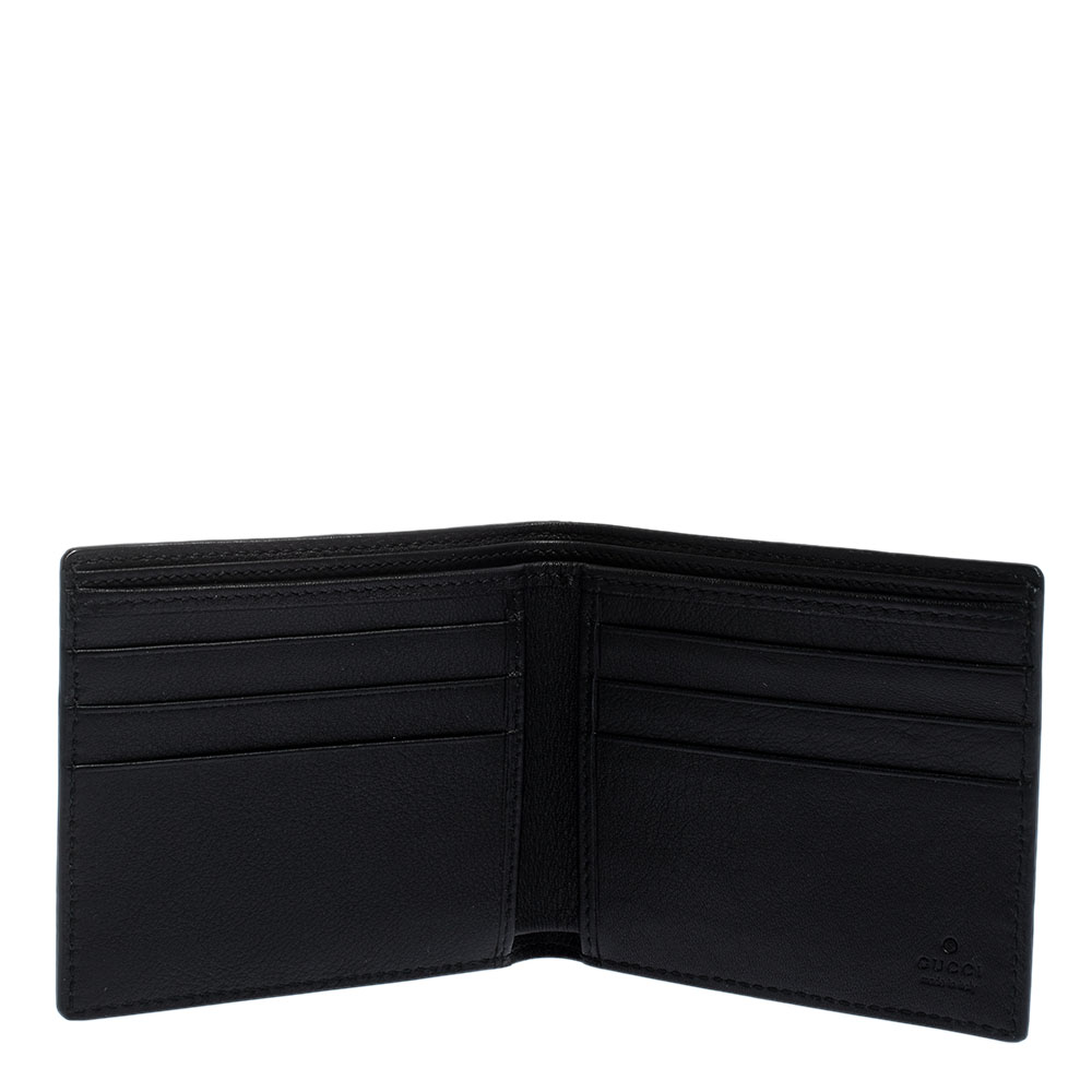 

Gucci Black Guccissima Leather Bifold Wallet