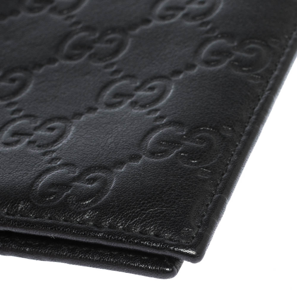 Gucci Black Guccissima Leather Bifold Wallet Gucci | TLC