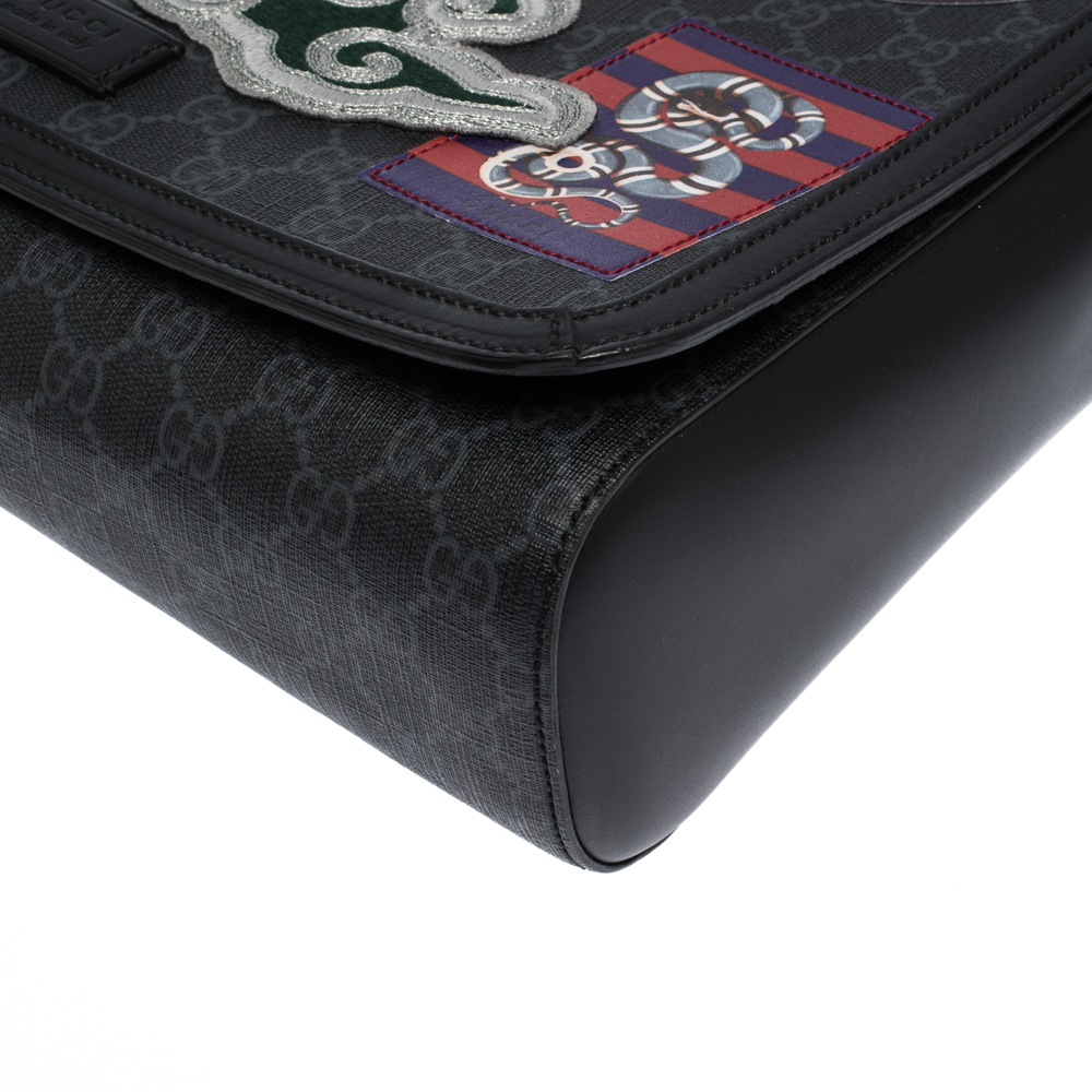 Gucci GG Supreme Monogram Night Courrier Messenger Bag (IXX) 144020003 –  Max Pawn