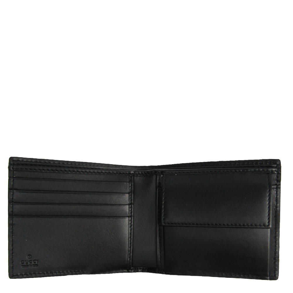 

Gucci Black Guccissima Leather Bi Fold Wallet