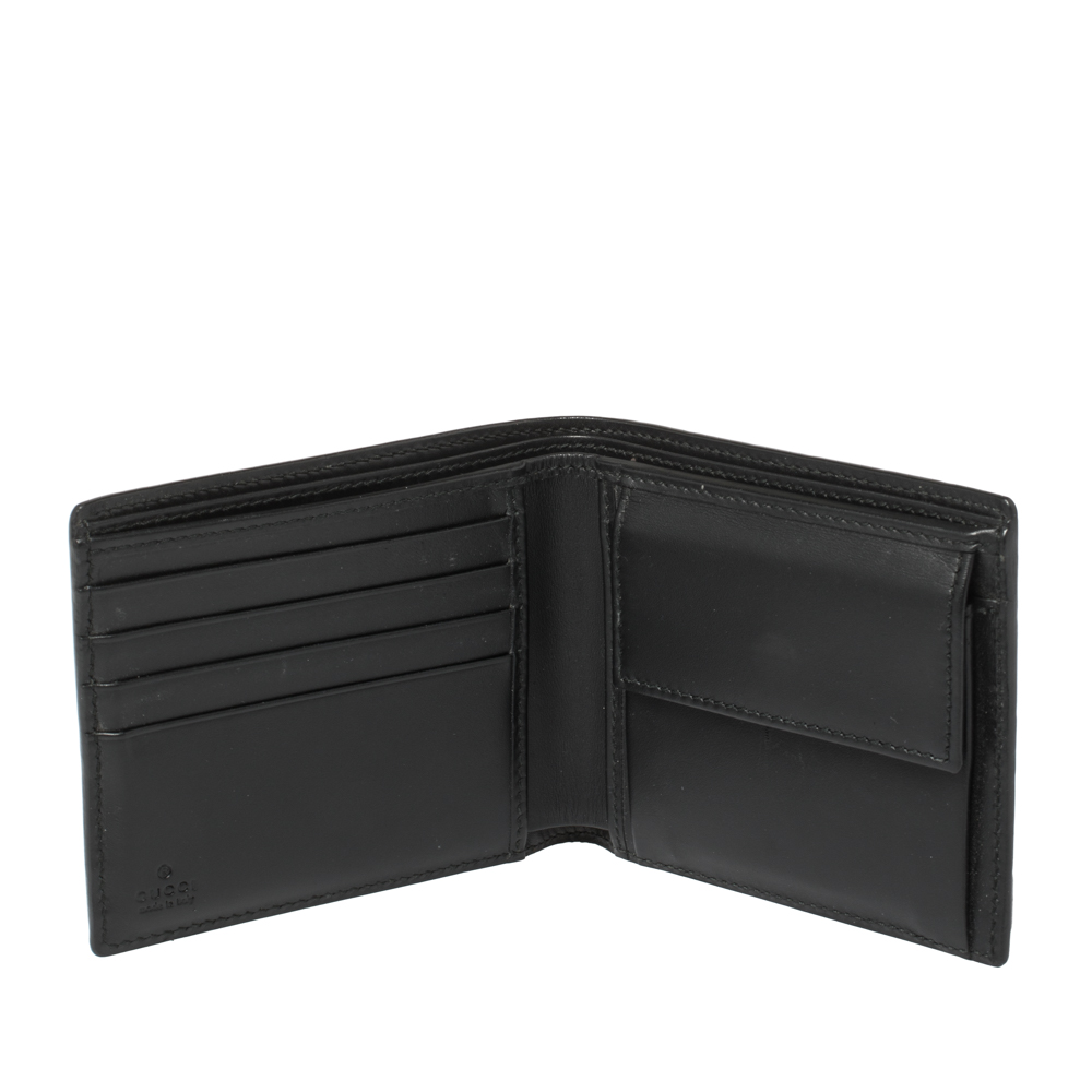 

Gucci Black Guccissima Leather Bifold Wallet