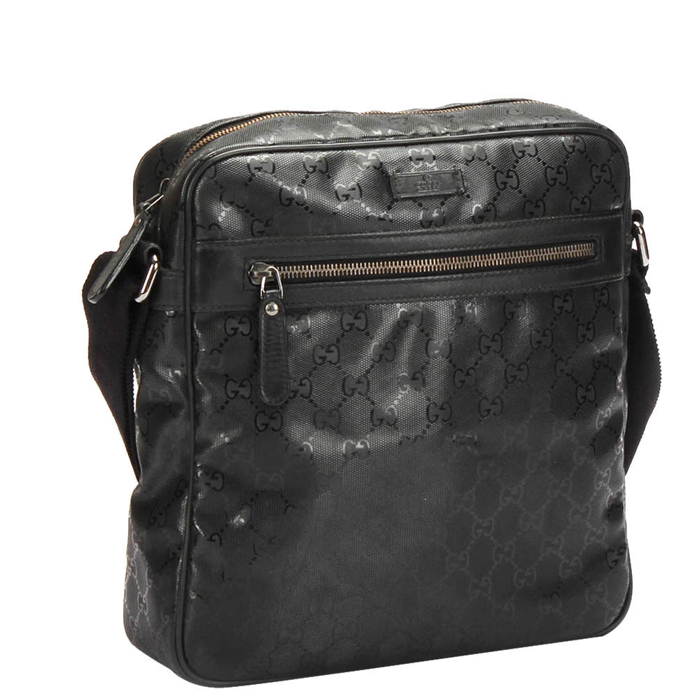 

Gucci Black CoateCanvas GG Imprime Crossbody Bag