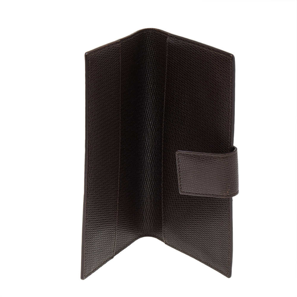 

Gucci Dark Brown Leather Long Wallet