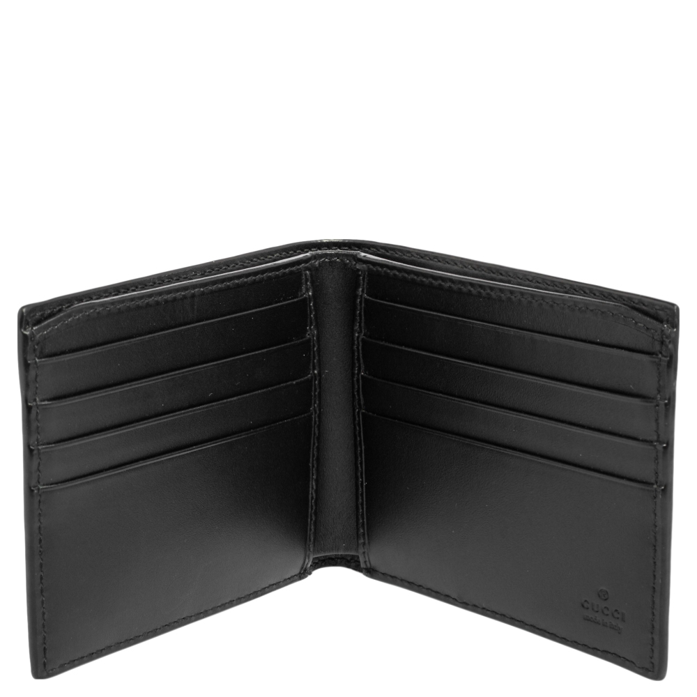 

Gucci Black Signature Leather Bifold Wallet