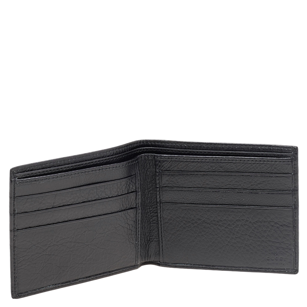 

Gucci Black Leather Bifold Wallet