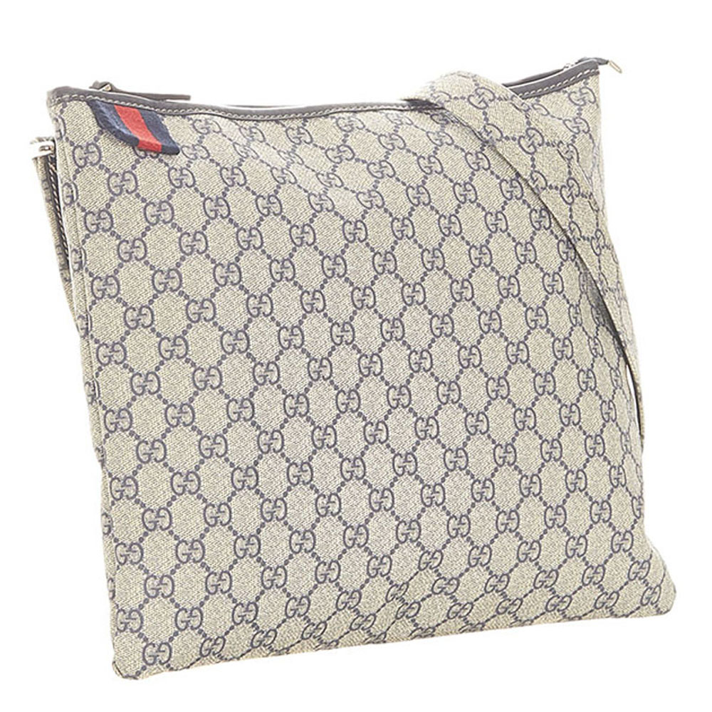 

Gucci Brown GG Supreme Canvas Crossbody Bag, Multicolor