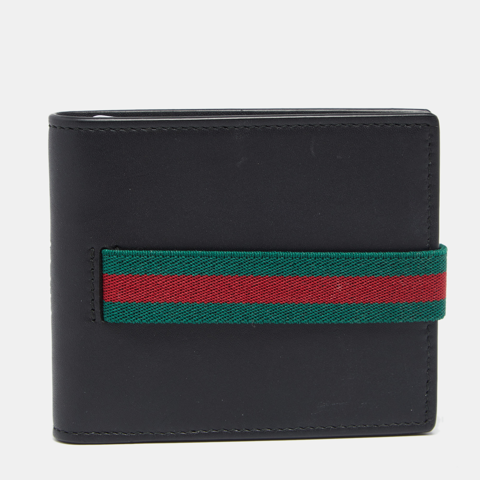 gucci mens wallet green and red