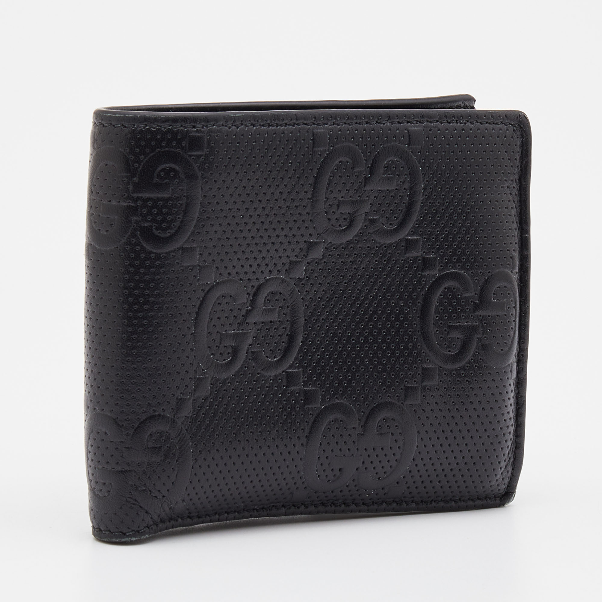 

Gucci Black Guccissima Leather Bifold Wallet