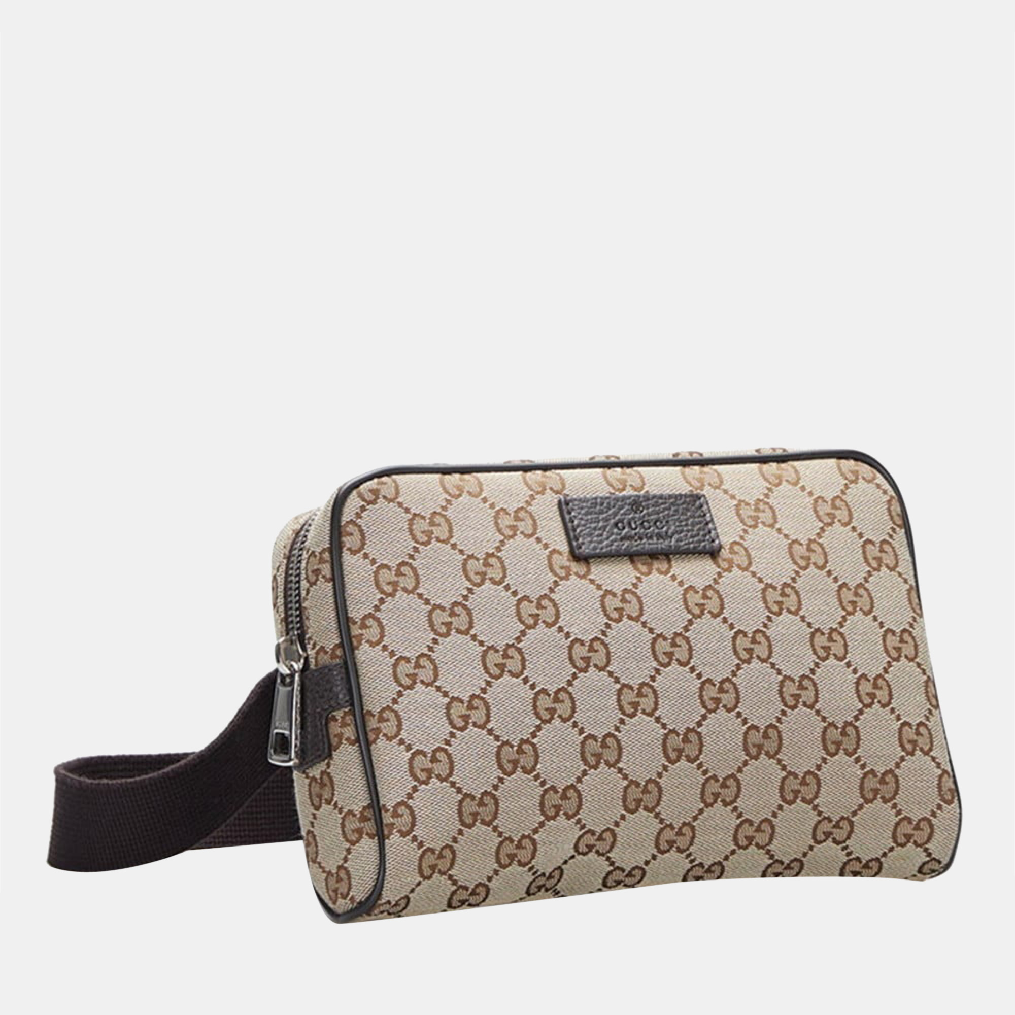 

Gucci Beige GG Canvas Waist Bag