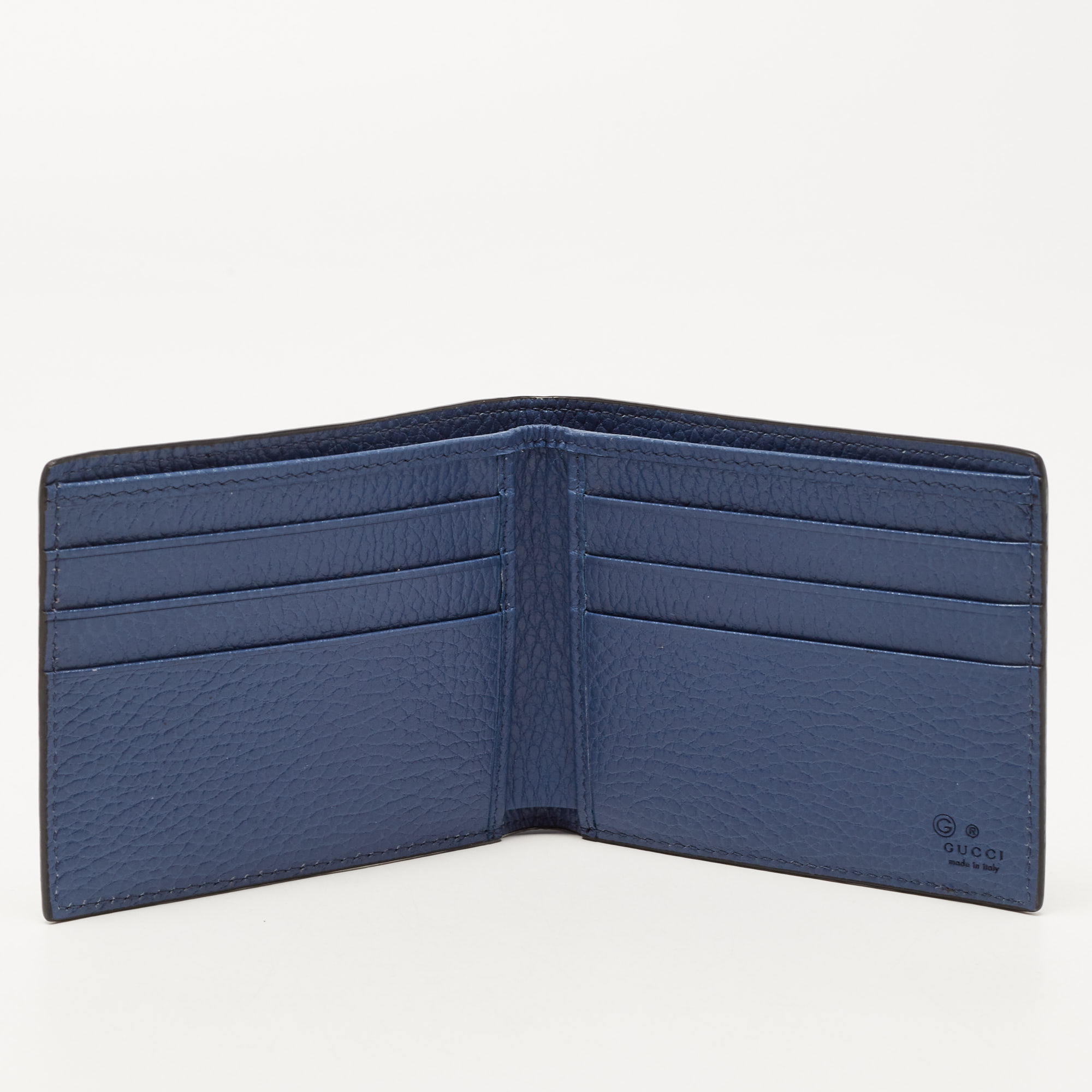 

Gucci Black Leather Interlocking G Bifold Wallet