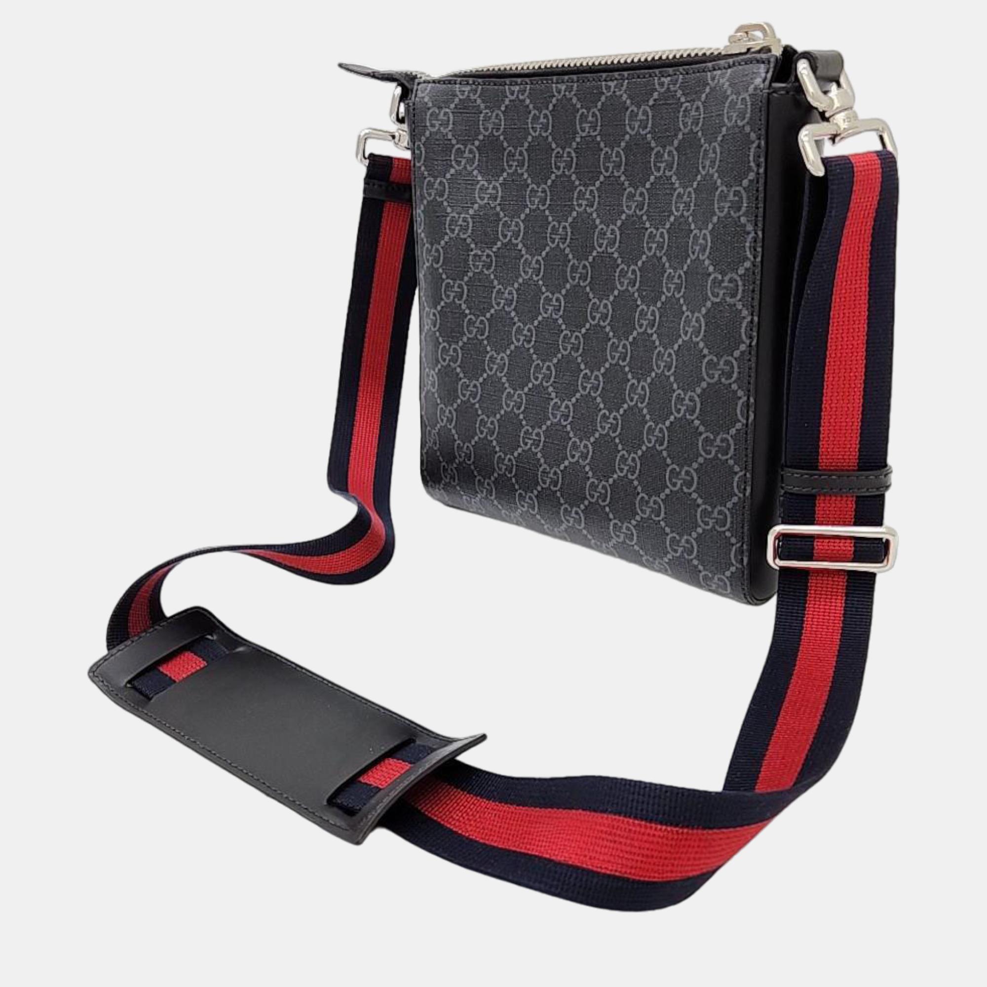 

Gucci GG Supreme Messenger Bag Small (523599), Grey