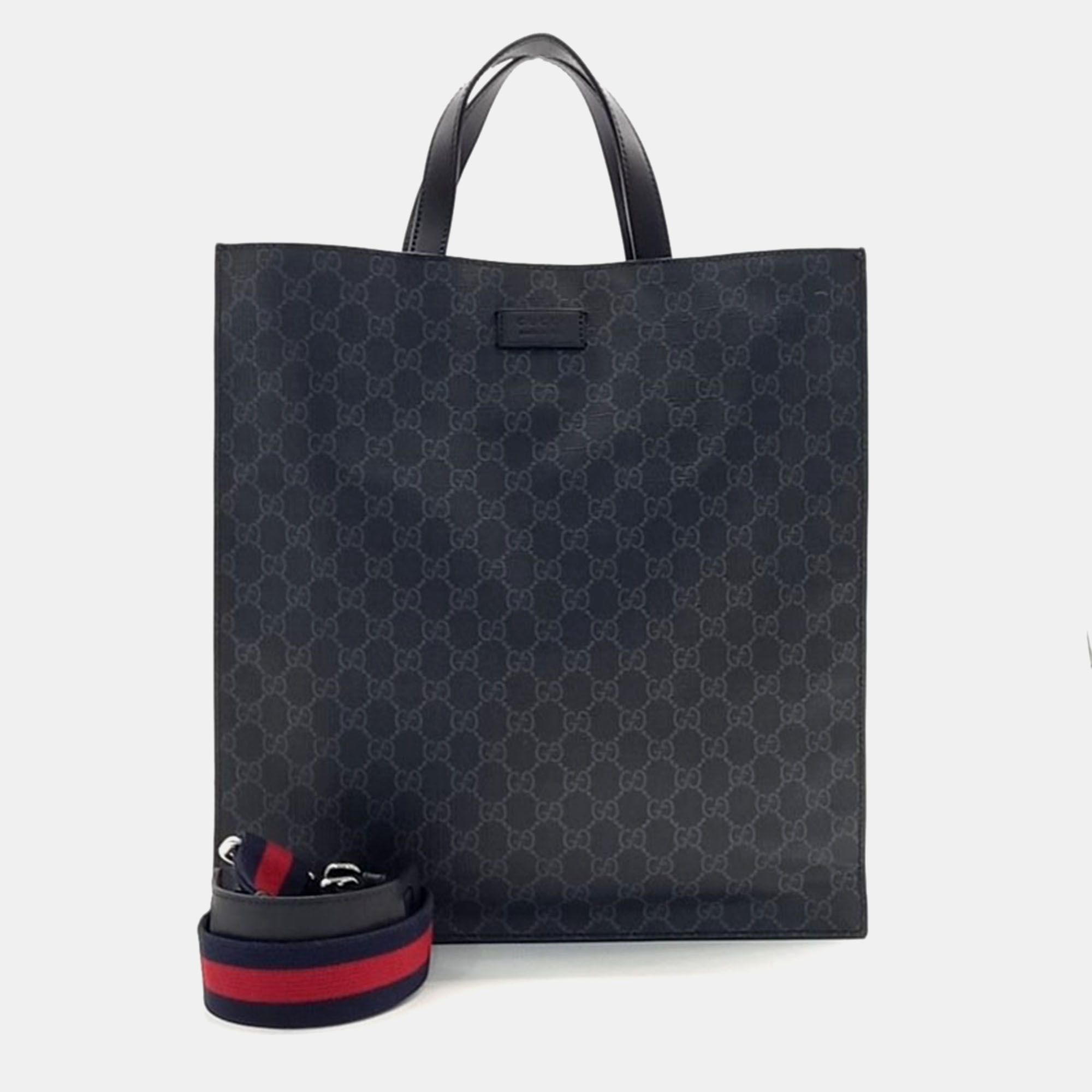 

Gucci Soft GG Supreme Tote Bag, Grey