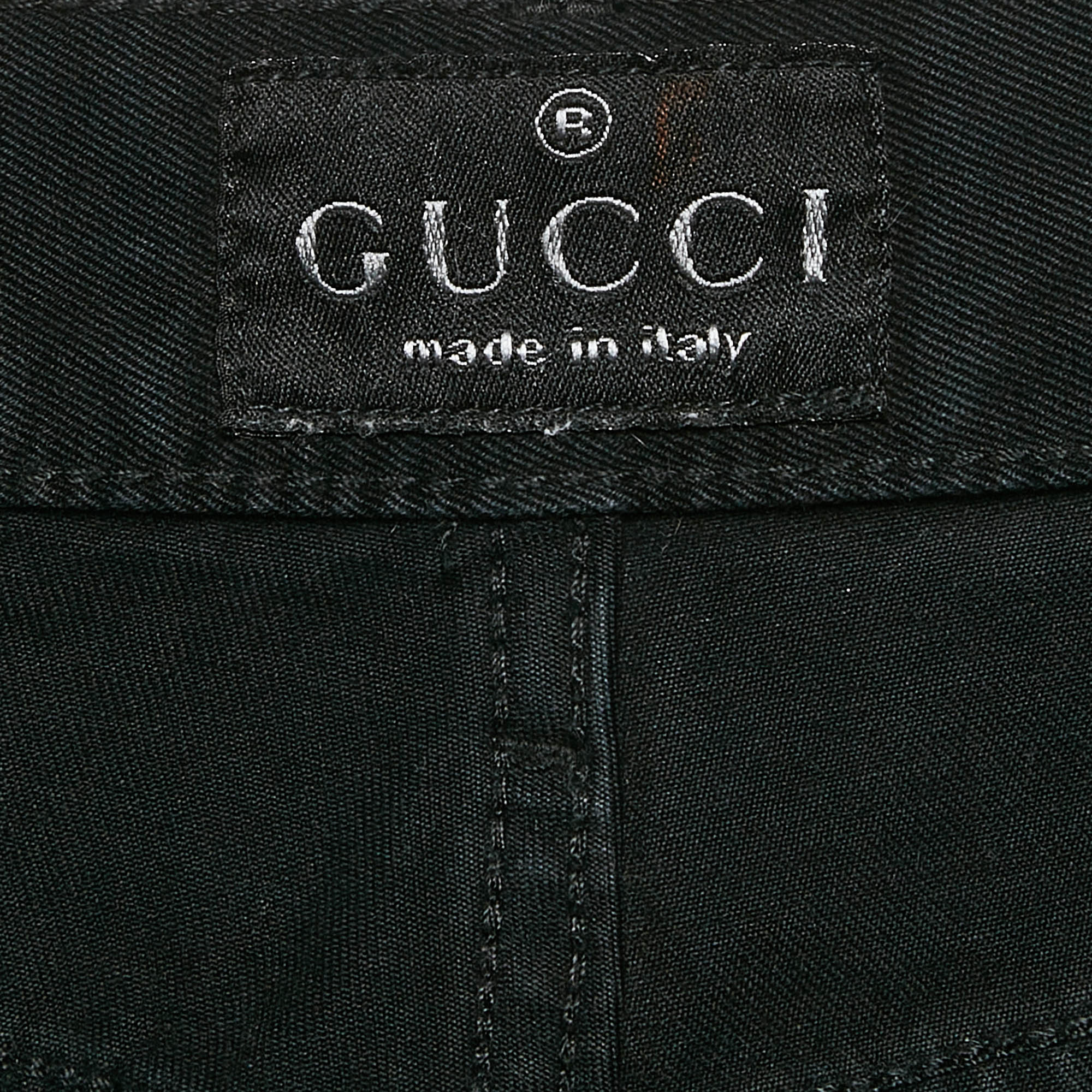 Gucci Vintage Black Denim Jeans M Waist 33