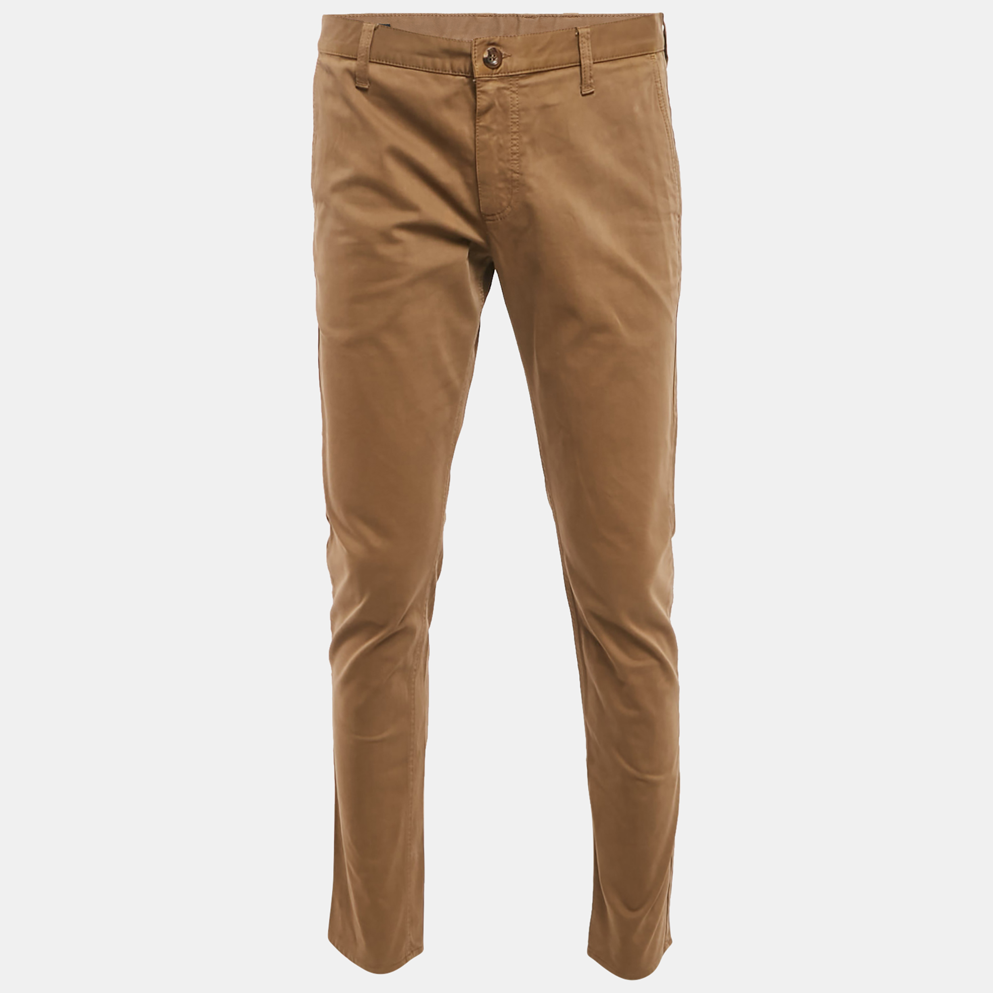 

Gucci Brown Cotton Short Chino Trousers M