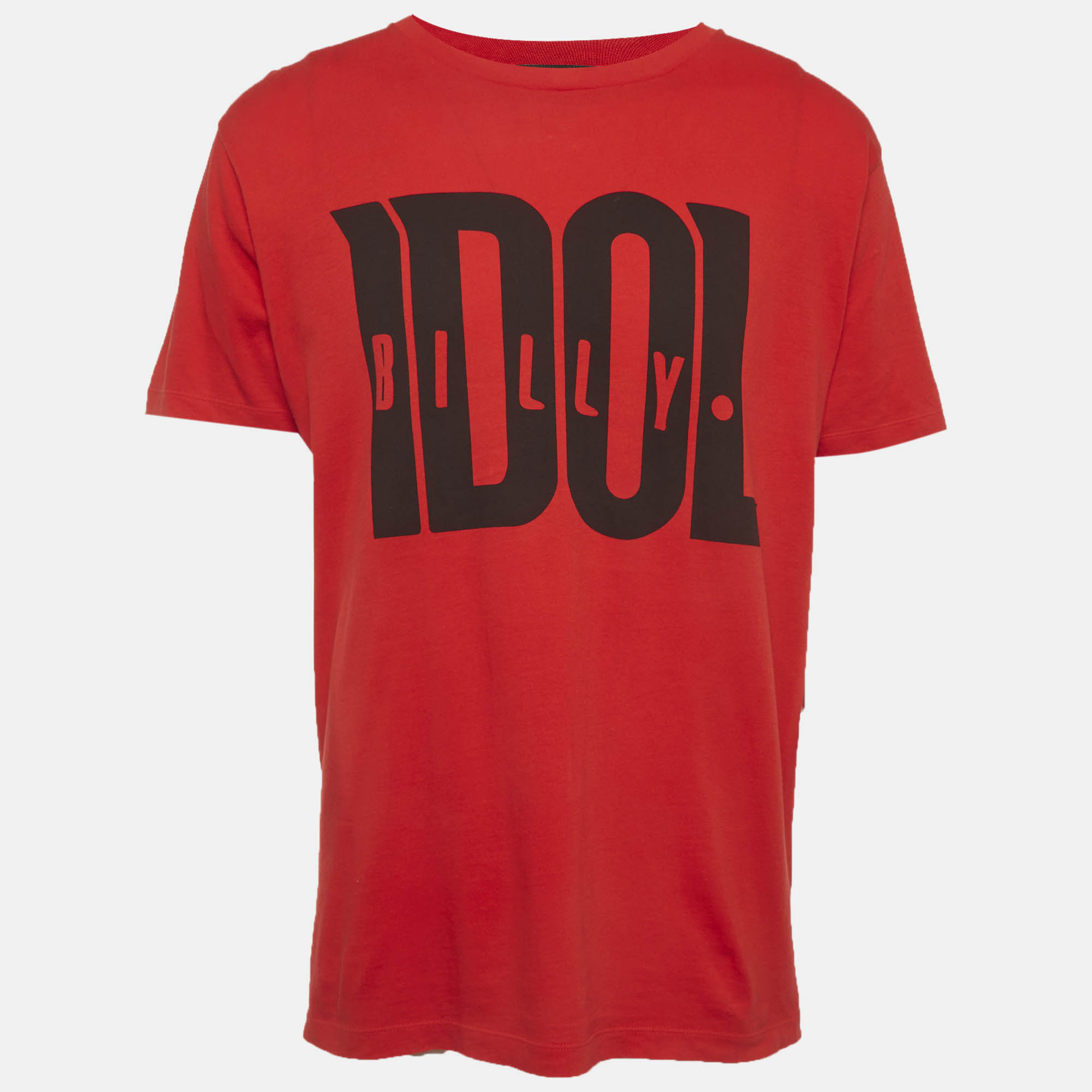

Gucci Red Printed Jersey Oversized T-Shirt XS