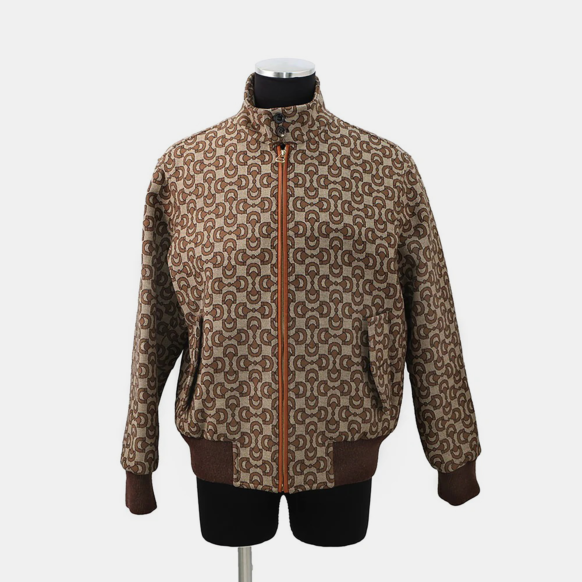 

Gucci Horsebit Brown Wool Blouson XL