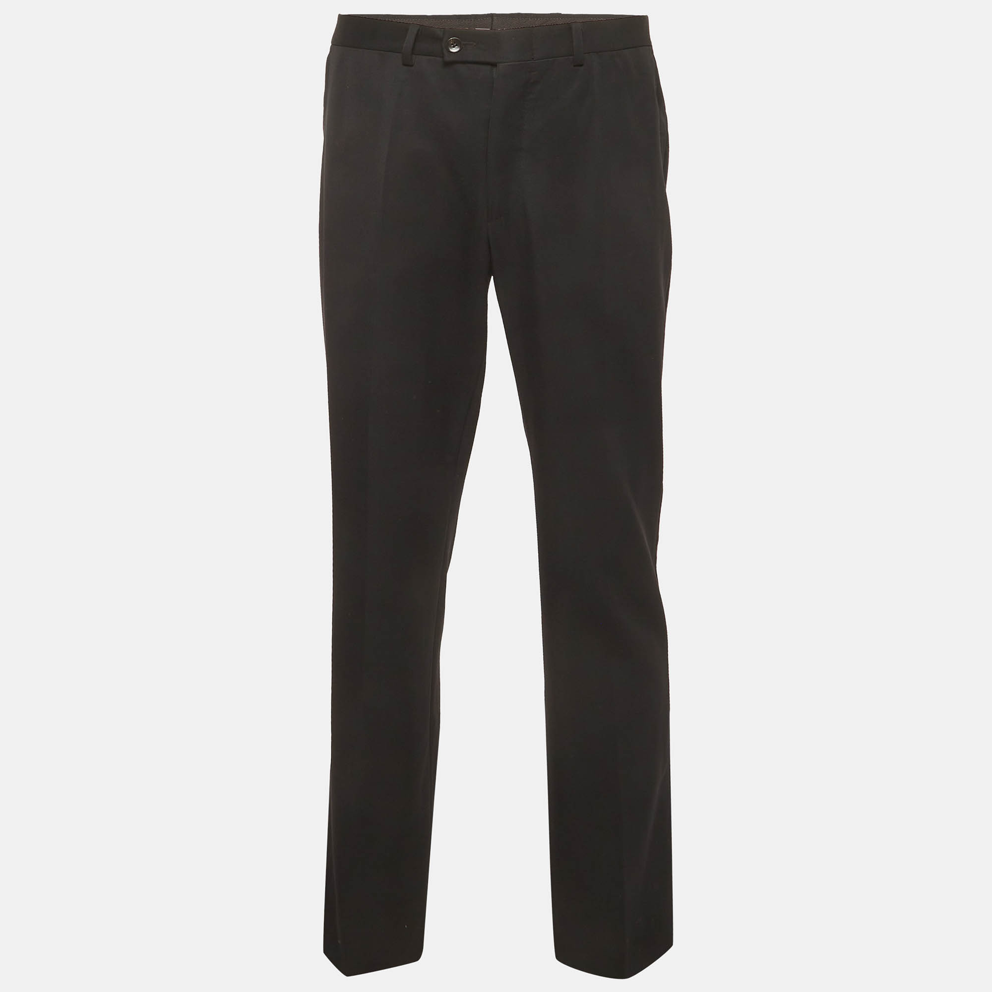 

Gucci Black Gabardine Regular Fit Pants L
