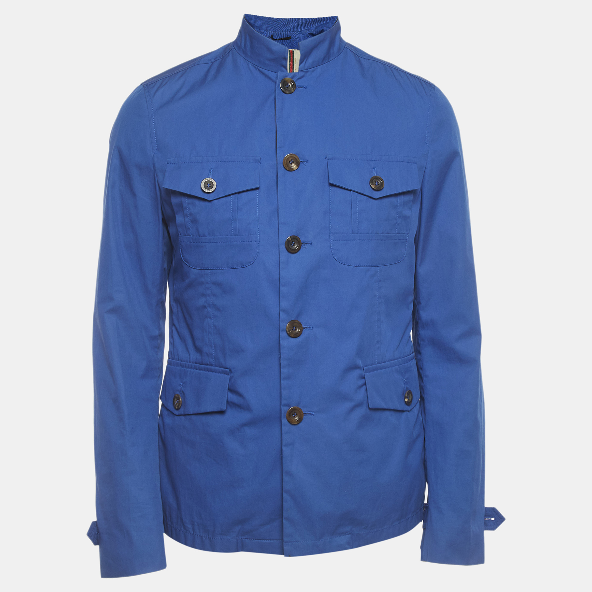 

Gucci Blue Cotton Single Breasted Jacket M