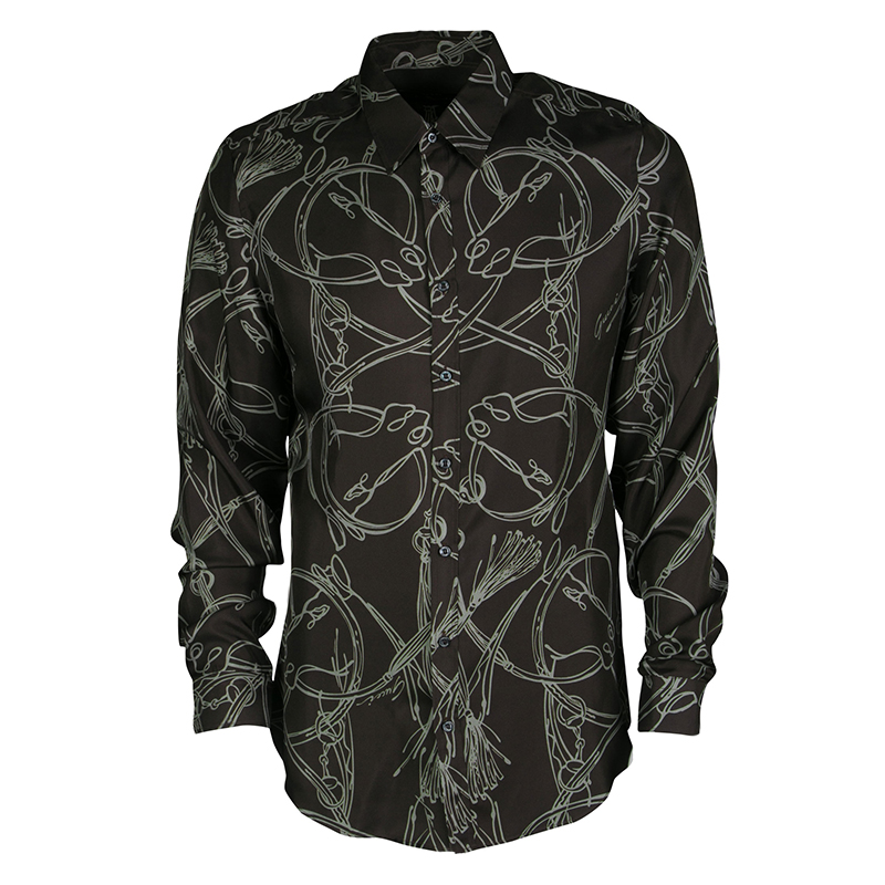 gucci silk mens shirt