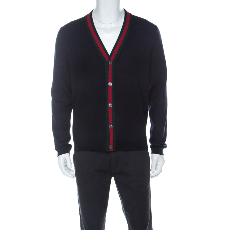 gucci web cardigan