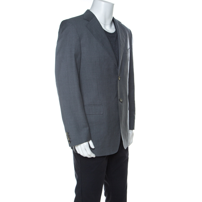 

Gucci Grey Wool Classic Blazer