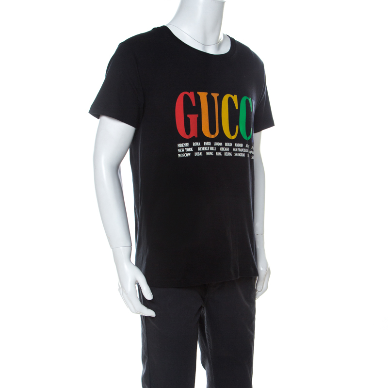 gucci black and white shirt