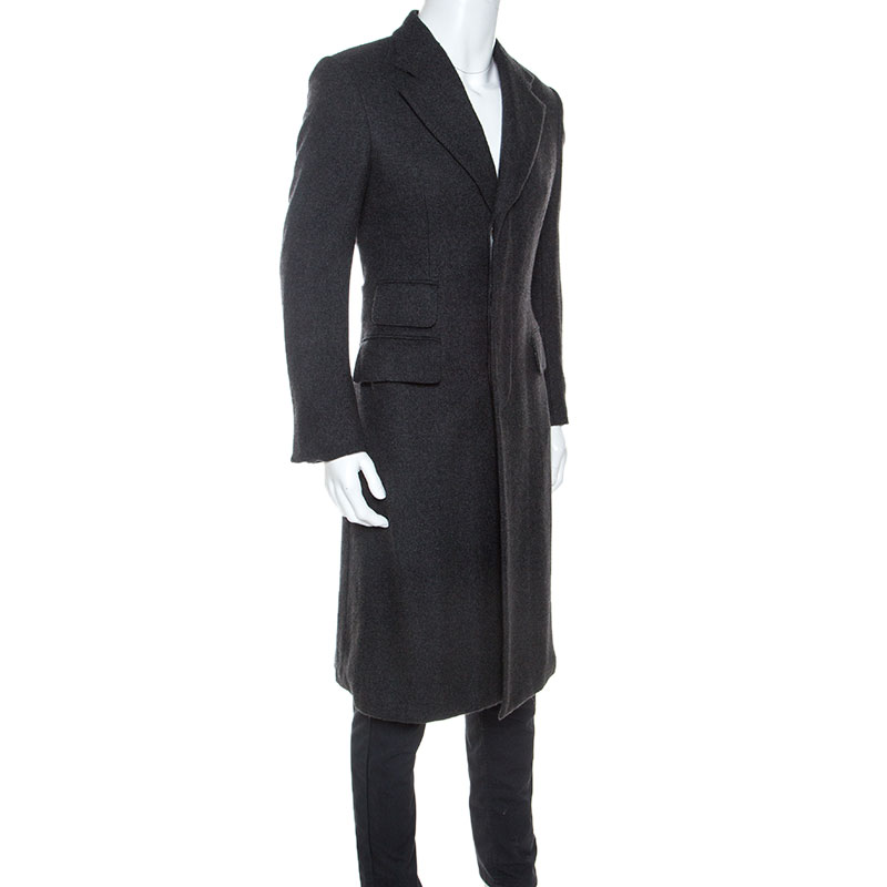 

Gucci Dark Grey Cashmere Long Coat