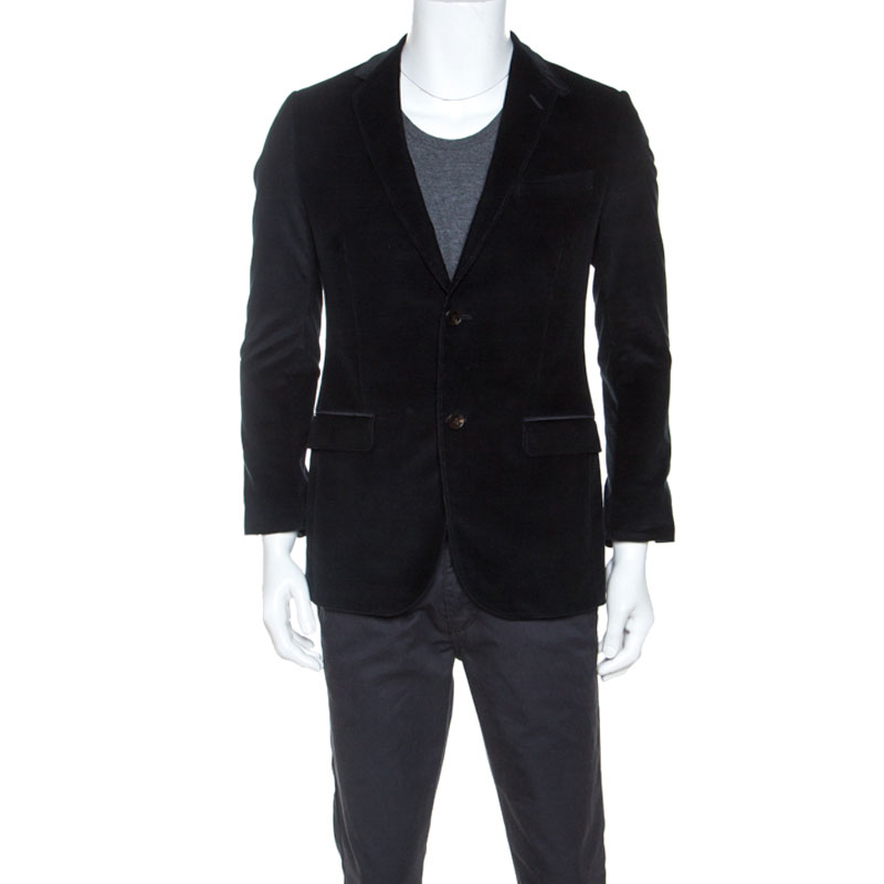Gucci Dark Green Cotton Corduroy Blazer S