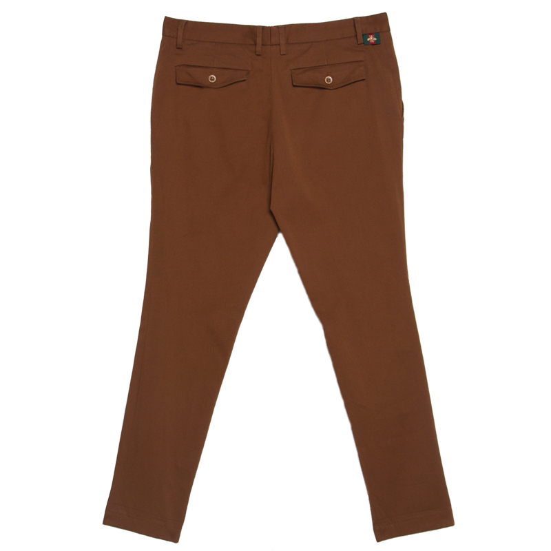 

Gucci Brown Stretch Cotton Web Detail Riding Trousers