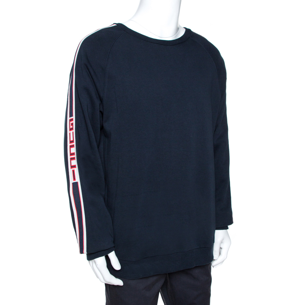 gucci sweatshirt stripe