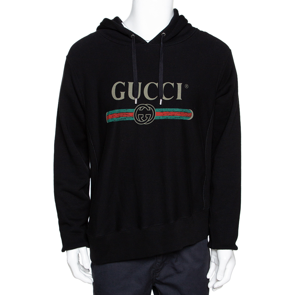 gucci hoodie vintage logo