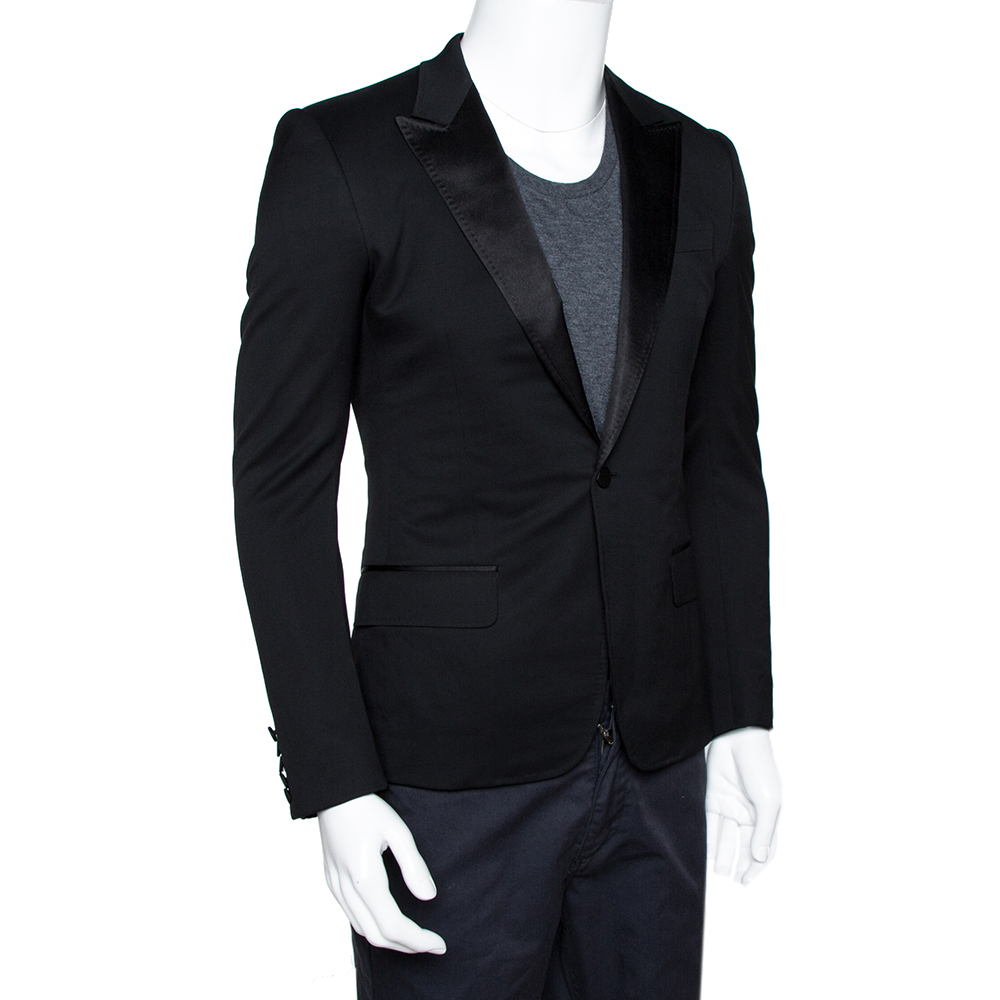 

Gucci Black Wool Tuxedo Blazer