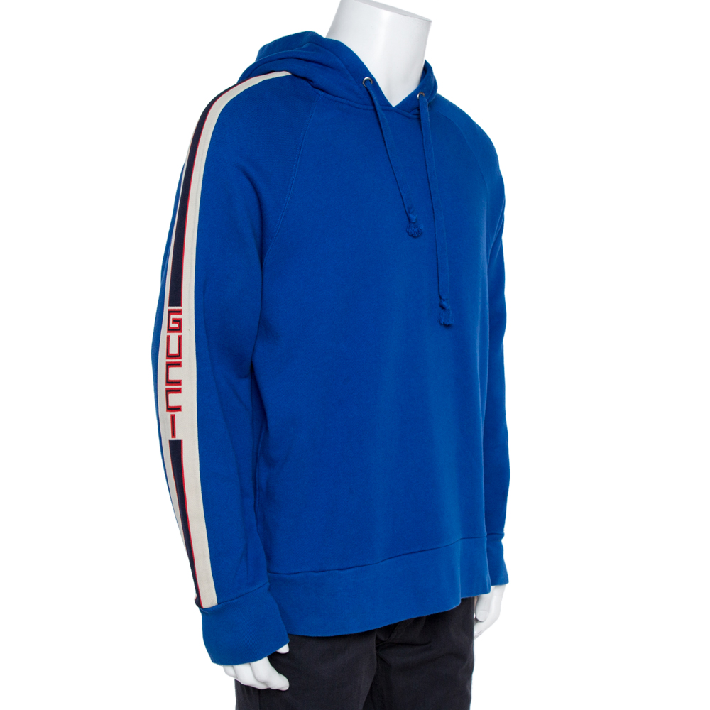 

Gucci Blue Hoodie Sweatshirt