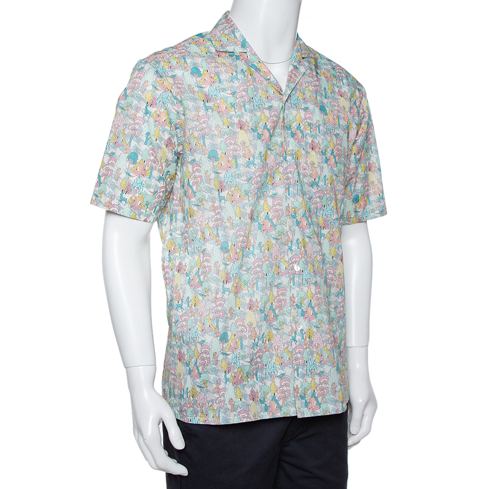 

Gucci Multicolor Cotton Liberty Floral Bowling Shirt