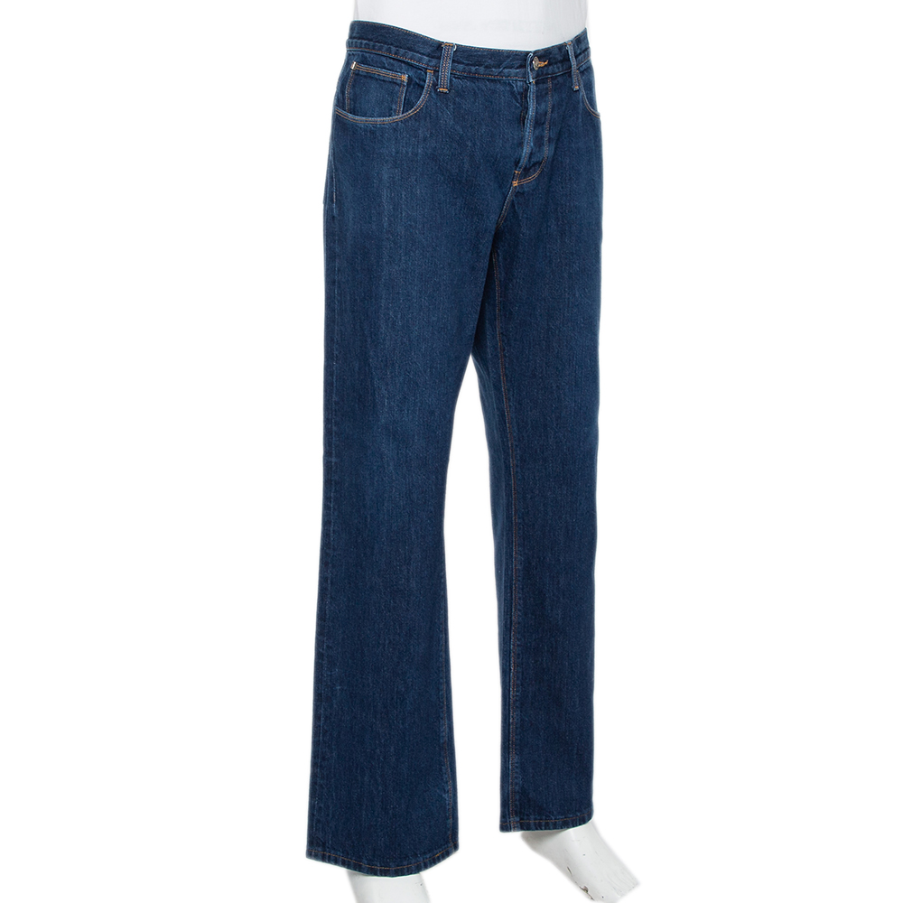

Gucci Navy Blue Denim Straight leg Jeans 3XL