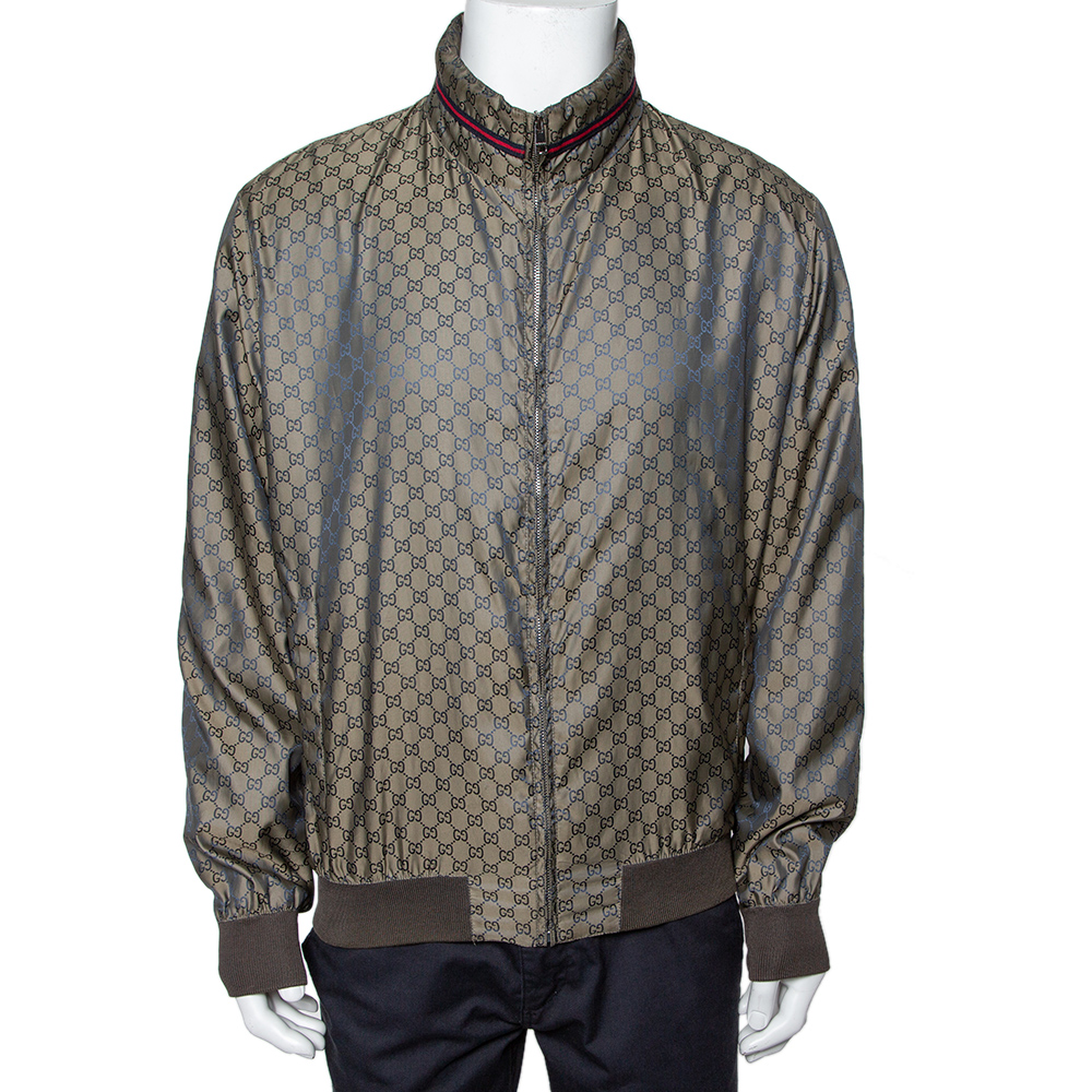 gucci monogram bomber